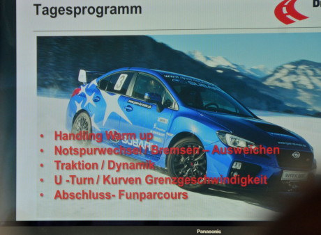 Subaru Fahrtraining in Samedan